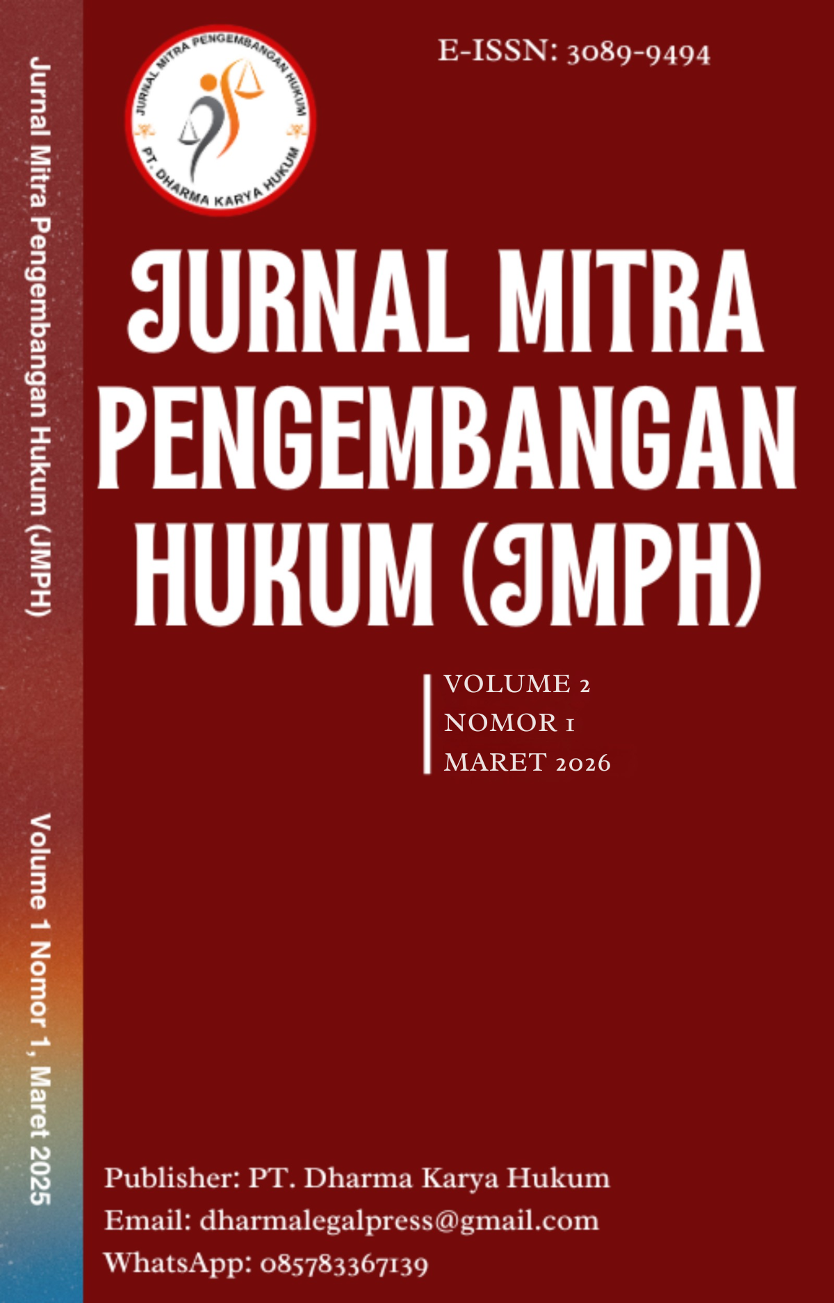 					Lihat Vol 2 No 1 (2026): Maret (IN PROGRES)
				
